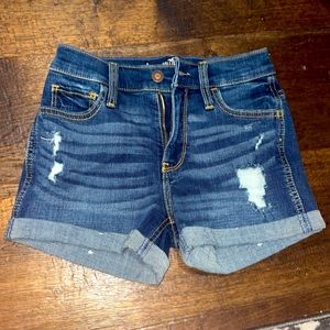 Hollister Dark Wash Jean Shorts Size 0